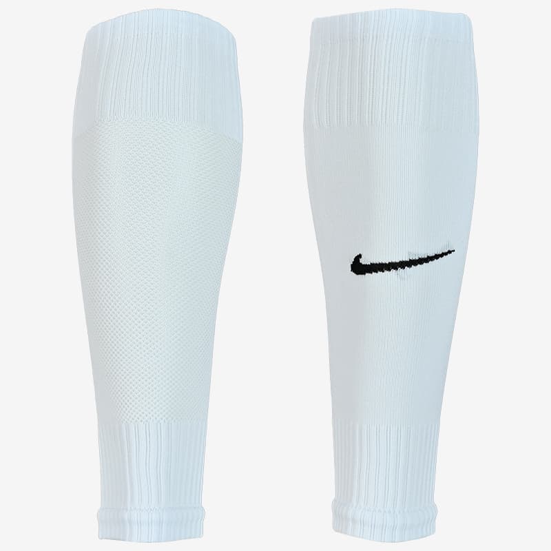Обрізані гетри Nike (без носка) білі