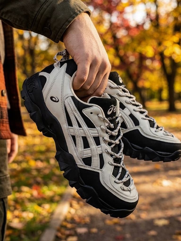 Asics Gel-Pickax White Black — фото 2