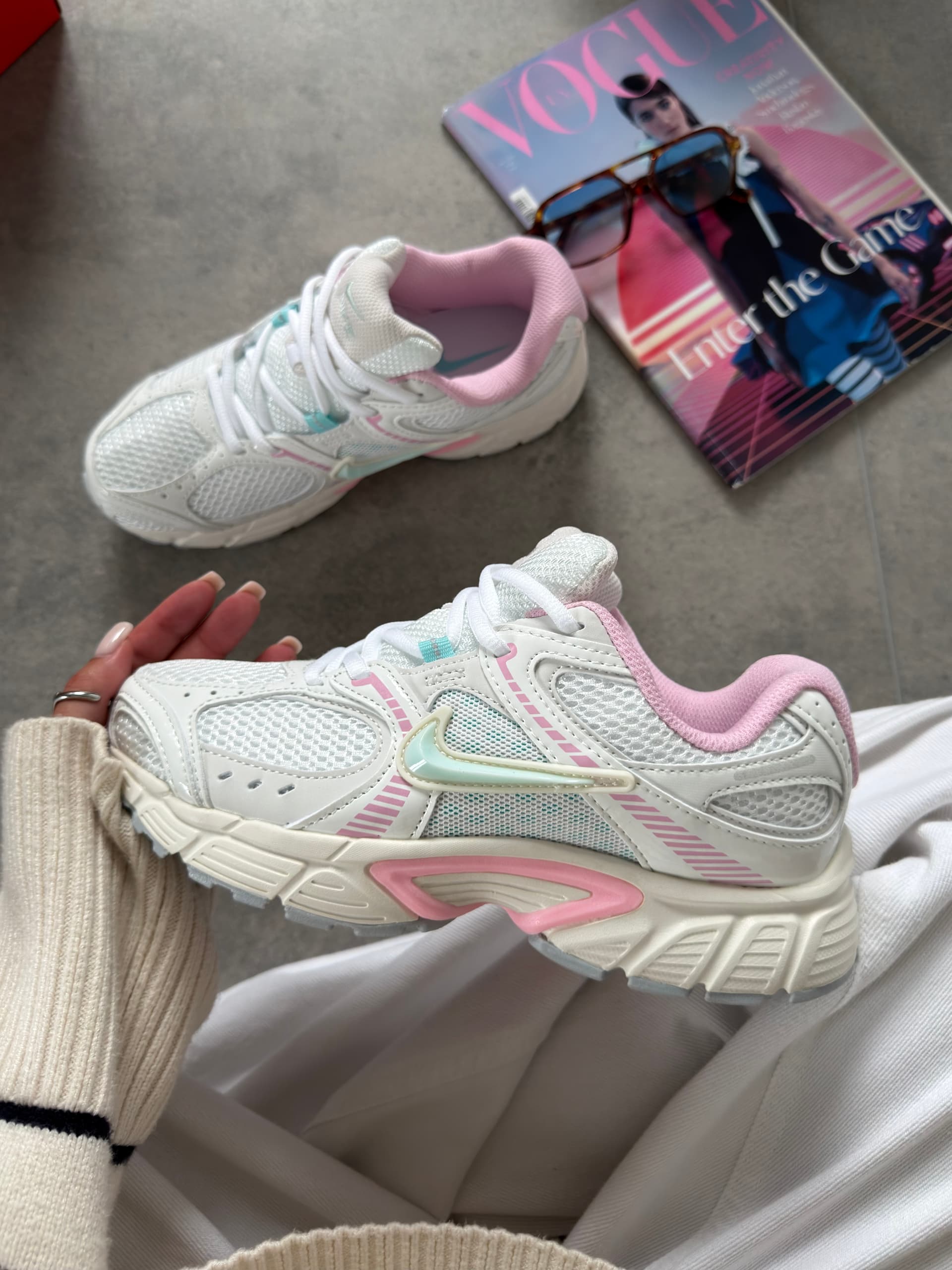 Nike V5 RNR White Pink, арт. NK167-1653951 — фото 1