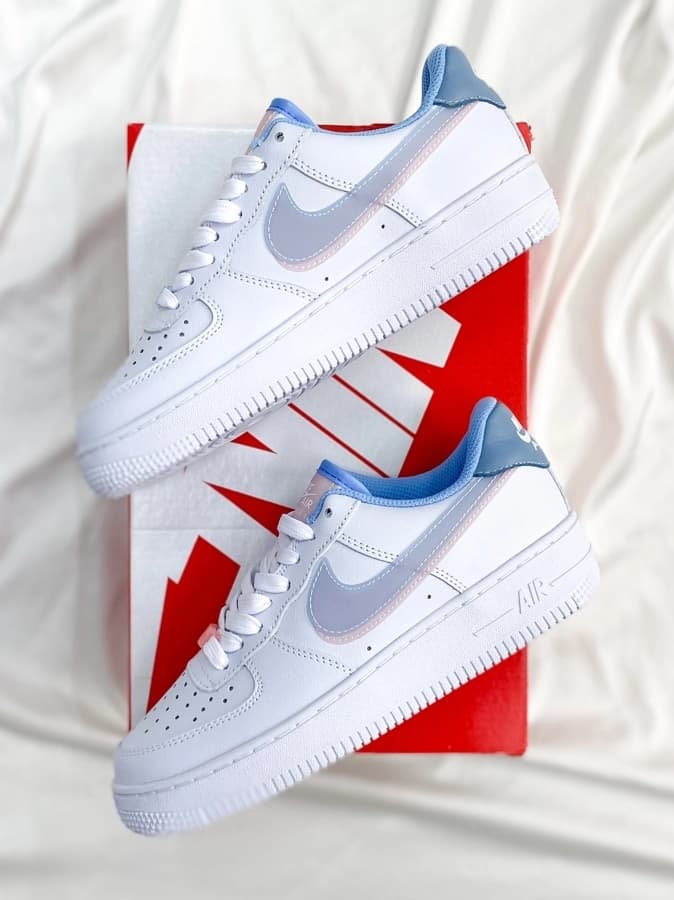 Nike Air Force White/Blue/Pink, арт. NK009-56962 — фото 1