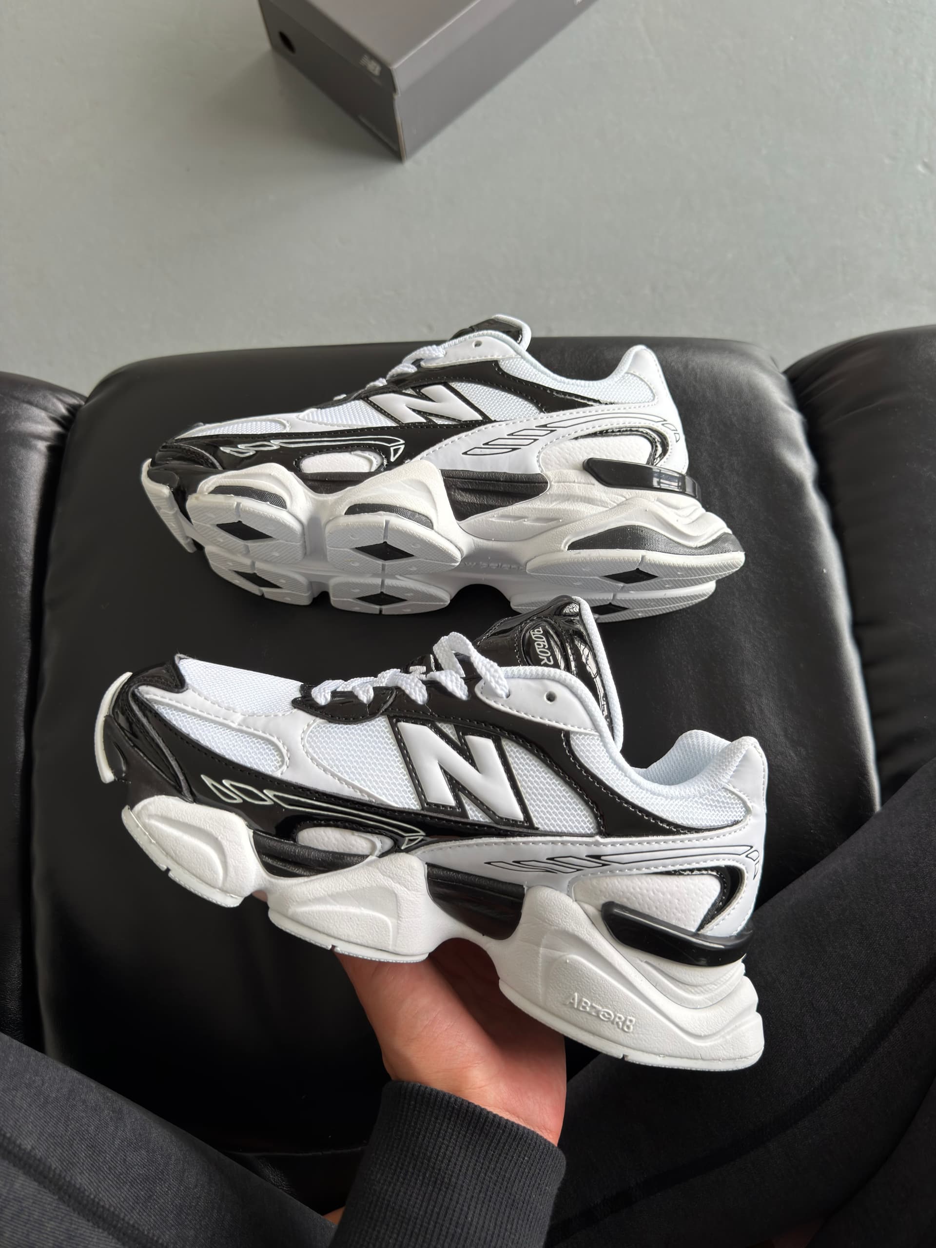 New Balance 9060R Black White, арт. NB136-1734588 — фото 1