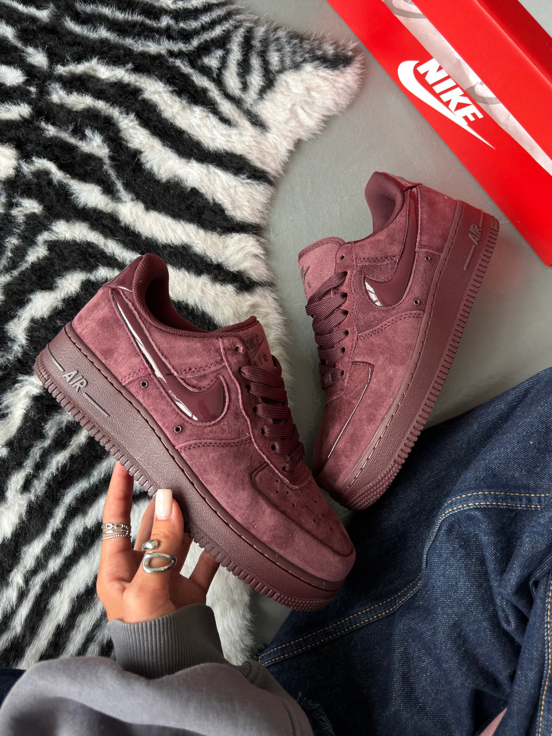 Nike Air Force 1 Low Burgundy Crush, арт. NK166-1647666 — фото 1